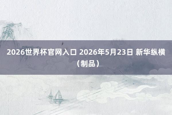 2026世界杯官网入口 2026年5月23日 新华纵横(制品)